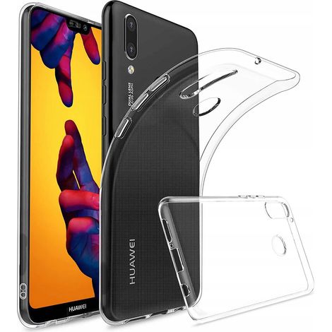 Funda para HUAWEI P20 LITE ULTRA SLIM TRANSPARENTE CON PARTE TRASERA + CRISTAL (1/5)