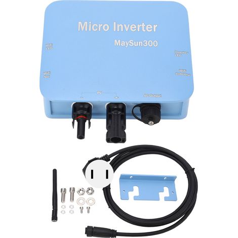 Onduleur Solaire Micro MPPT WiFi 120V IP65 Étanche Connecté au Réseau, Prise US, Convertisseur Photovoltaïque 180W (1/5)