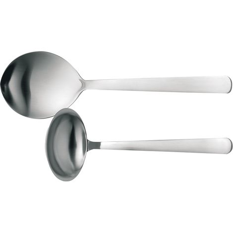 Juego de cubiertos para ensalada Fiskars mate.