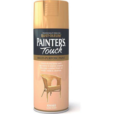 Rust-Oleum Painter’s Touch Spray Paint 400ml Gloss - Khaki