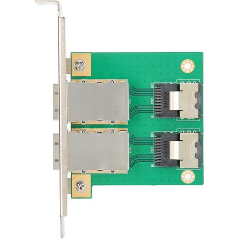 SFF-8087 auf SFF-8088 Adapterkarte – Interne/Externe elektronische Datenübertragung H0305 MINISAS (1/5)