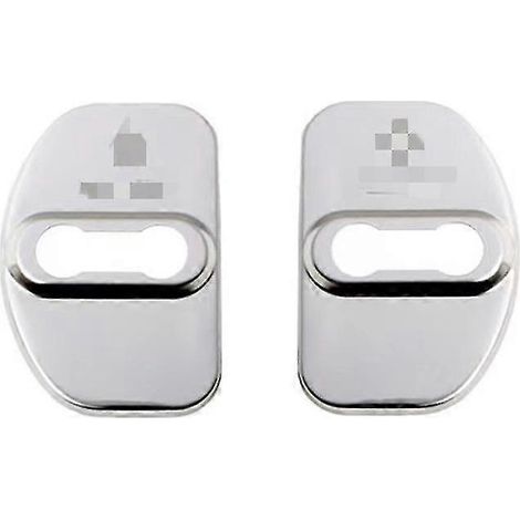 Lot de 4 protections de boucle de verrouillage de porte 3D pour Renault Megane 2 Scenic, Laguna 2 Captur, Clio Fluence, Latitude Scenic et Zoe - Accessoires auto - Protection de verrouillage de porte (1/4)