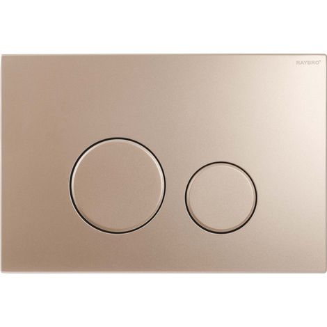 Raybro Betätigungsplatte Cortado Universal 2-Mengen-Spülung champagne gold 100.666.045 (1/5)