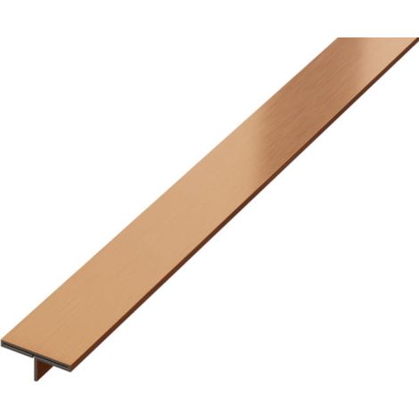 TS Profile Rektifizierte Fugenabdeckung aus Edelstahl 1.5cm x 270cm - Satiniertes Kupfer