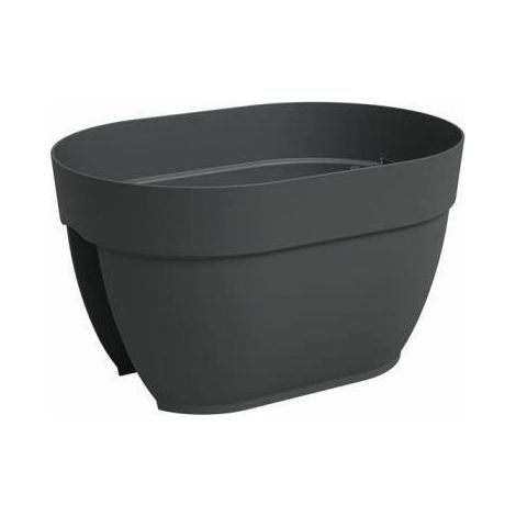 Vaso - ARTEVASI - CAPRI CAMPANA - Balcone - 40 cm - Antracite (1/2)