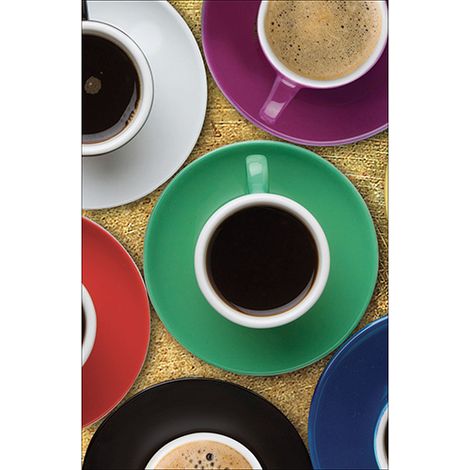 Sticker réfrigérateur et lave vaisselle, café tasse moment détente déco, 75 cm X 49 cm (1/4)