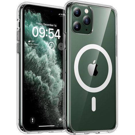 iPhone 11 Pro Hülle MagSafe Transparent Stoßfest Kratzfest Magnetisch (1/5)