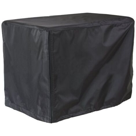 Wasserdichte Generatorabdeckung Schwarz 66 x 51 x 51 cm, 210D Polyester Oxford-Gewebe Generatorabdeckung und Energieschutzplane FLITI