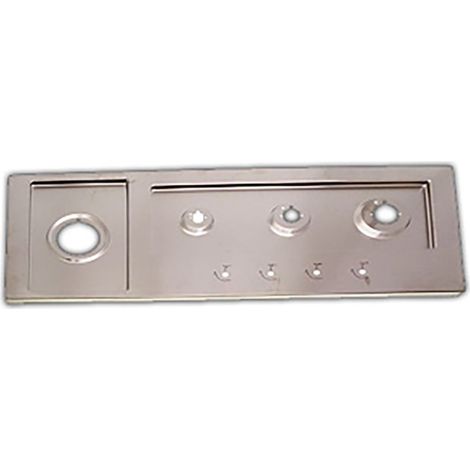 PLAQUE D ATRE INOX POUR TABLE DE CUISSON DE DIETRICH - 72X6932