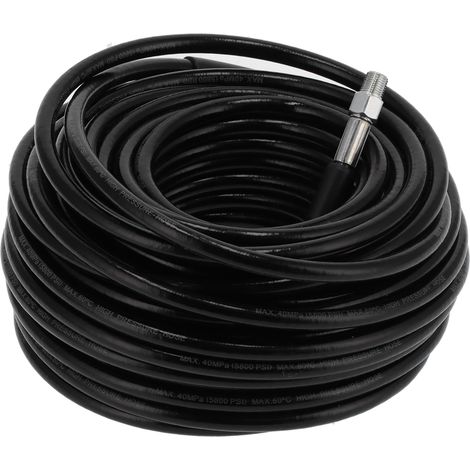 Nettoyeur haute pression flexible curage égout 30 m tuyau débouchage canalisation avec buse (1/5)