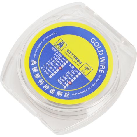 Fil de séparation pour écran LCD, en acier allié au tungstène, coupe incisive pour un nettoyage rapide, 0.05mm, 500m (1/5)