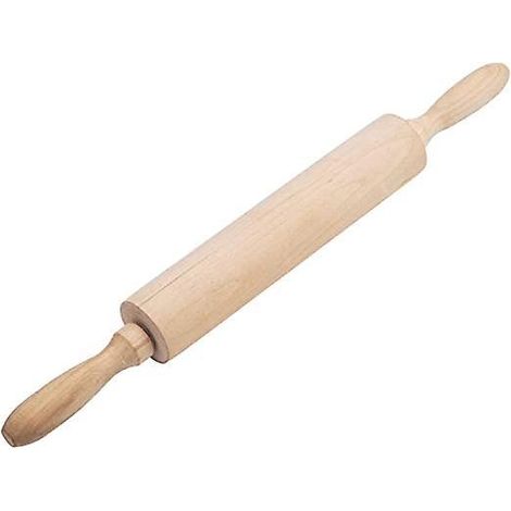 rouleau Ptisserie Rouleau Ptisserie En Bois Rotatif (39 6cm) Professionnel Petit Rouleau Pte En Bois Diy Cuisson Biscuit Outil Main Pizza Ta (1/5)