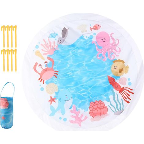 Piscine Plage - Piscine Pliable Et Couverture De Plage avec Sac De (1/5)