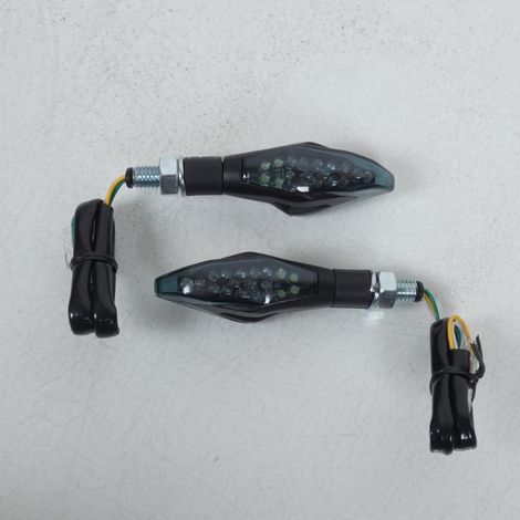 Paire de Clignotant Avant Led avec Veilleuse Fumé Chaft pour moto (1/5)
