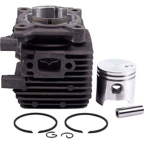 Kit piston cylindre 34mm pour débroussailleuse Stihl FS55 FS45 BR45 HL45 – Métal durable – Excellente absorption des chocs