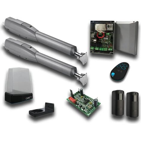Came – Kit de motorisation de portail 24V pour vantaux jusqu'à 3m et 400kg – Moteur avec encodeur – Système de déverrouillage à distance – 8K01MP048 (1/3)