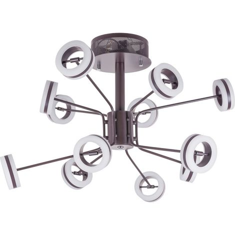 Italux Metis - Suspension LED Moderne Fixe Bronze, Blanc Chaud 3000K 4000lm