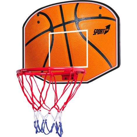 Canestro da Basket Ø 28 cm in MDF Play Arancione (1/3)