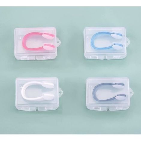 Pince-Nez de Natation - 6pcs - Gel de Silice - Imperméable - Multicolore (1/4)