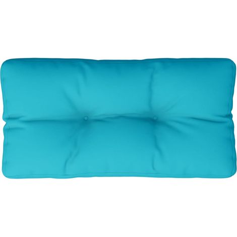 Maison Exclusive - Coussin de palette turquoise 70x40x12 cm tissu (1/5)