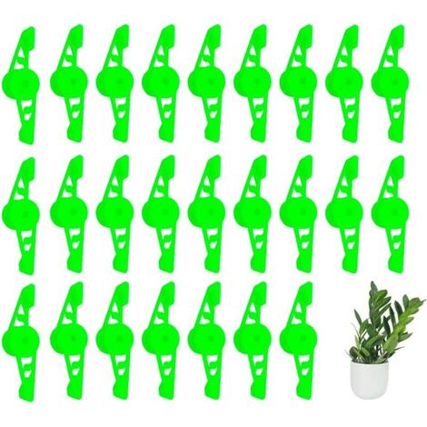 30 Pieces Plant Bender, Plastic Plant Bend and Change Clips, Plant Bending Clamps, 360 Degree Plant Bender, for Flowers, Trees, Fruit (1/5)