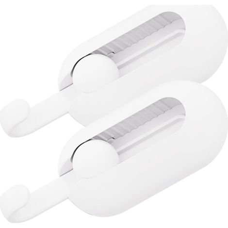 Lot de 2 crochets muraux autocollants pour salle de bain en (1/5)