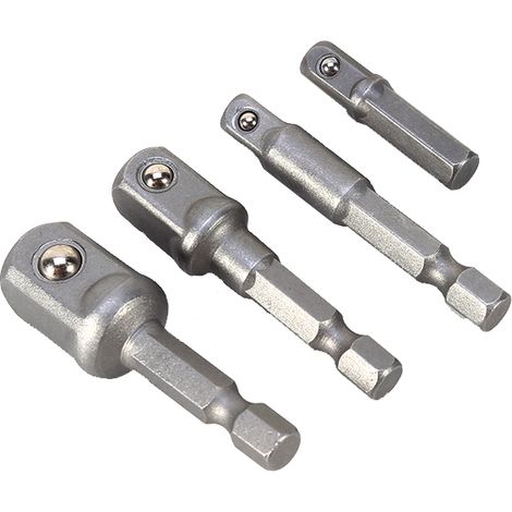 Adaptateur de douille à entraînement 1/2" pour foret à queue hexagonale 1/4" (1/5)