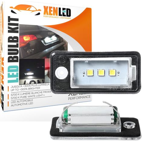 2x modules LED plaque arrière compatible avec VAG Audi A3 8P, A4 B7, A8, Q7, A6 C6 - 3 LED SMD (1/5)