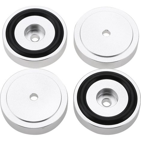 Stück 40x10mm sandgestrahlte, eloxierte Aluminium-Verstärkerpads - Silber (1/5)