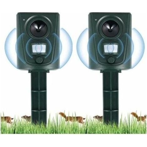 Ultrasonic cat and dog repellent – Motion detector up to 30m – Waterproof and weatherproof – For gardens and farms (1/5)