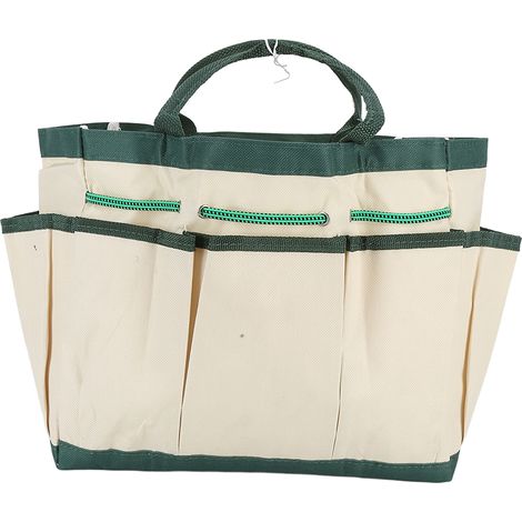 Sac de jardin fourre-tout simple couche en tissu Oxford pour ranger outils de jardinage et de taille. (1/5)
