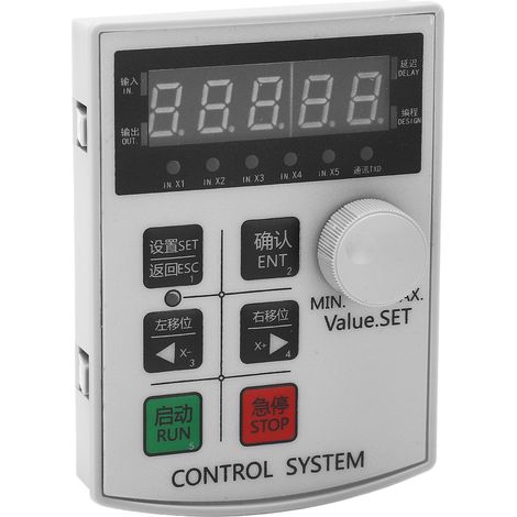 Contrôleur séquentiel programmable robuste pour automatisation industrielle, module hors ligne DC12-24V, commande automatique fiable. (1/5)