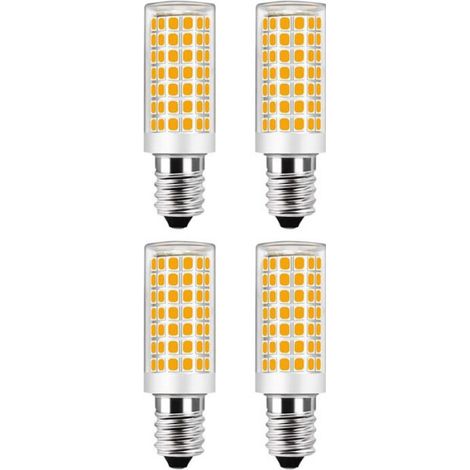 4 Ampoules LED maïs E14 9W Blanc chaud 3000K Dimmable 900LM pour salon cuisine (1/5)