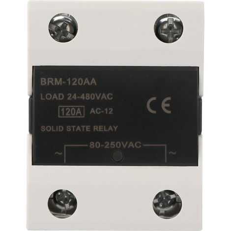 Relais statique SSR BRM-120AA 24-480VAC 120A module (1/5)