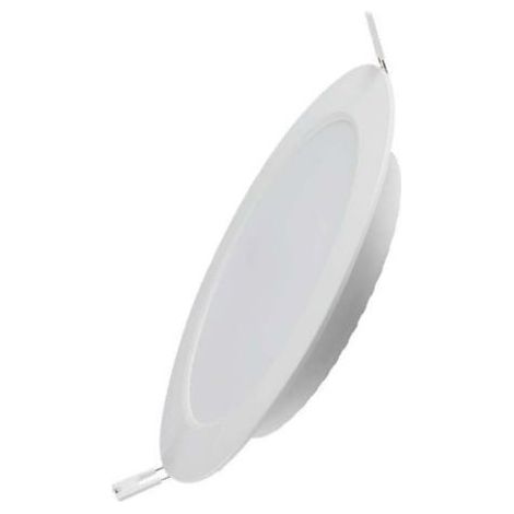Spot LED Encastrable Rond BLANC 3W Transformateur Intégré - Blanc Froid 6000K - 8000K - SILAMP