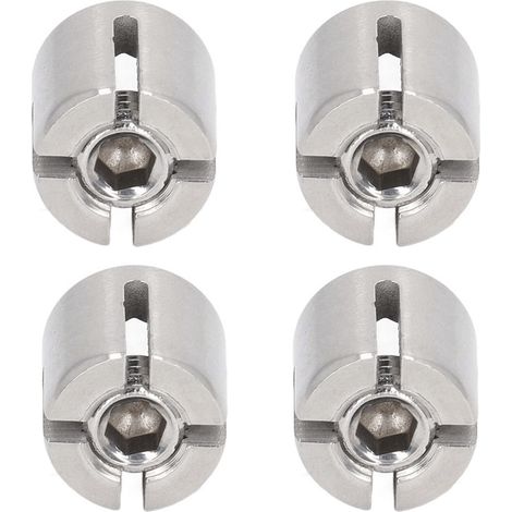 Lot de 10 pinces croisées en acier inoxydable 316, serre-câbles M10 pour garde-corps, câble ≤2mm. (1/5)