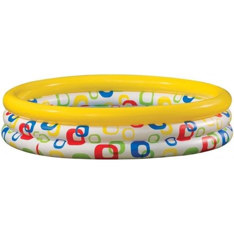 Intex Aufblasbares Planschbecken Regenbogen Bunt 147x33 cm (1/4)