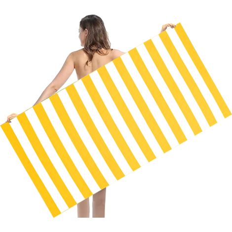 1 Serviette de plage, microfibre, anti-sable, extra large, adulte, piscine, voyage (1/5)
