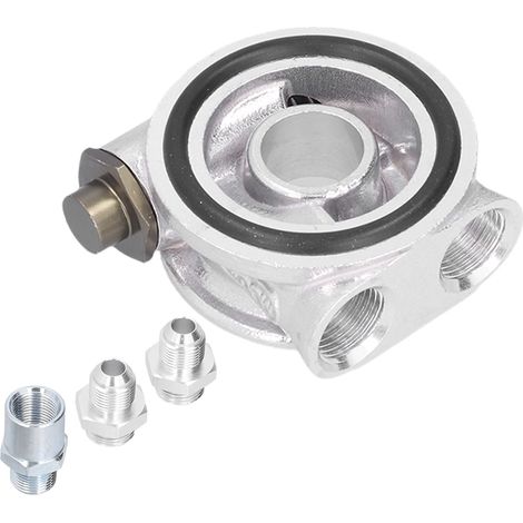 Filtre de refroidisseur d'huile, plaque Sandwich, ensemble d'adaptateurs de Thermostat AN10 M18x1, 5mm, raccord universel pour voiture