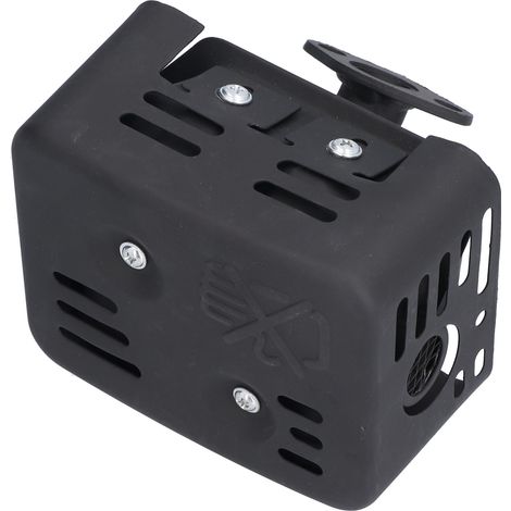 Ensemble de silencieux d'échappement métallique avec rondelle pour GX160 (noir) (1/5)