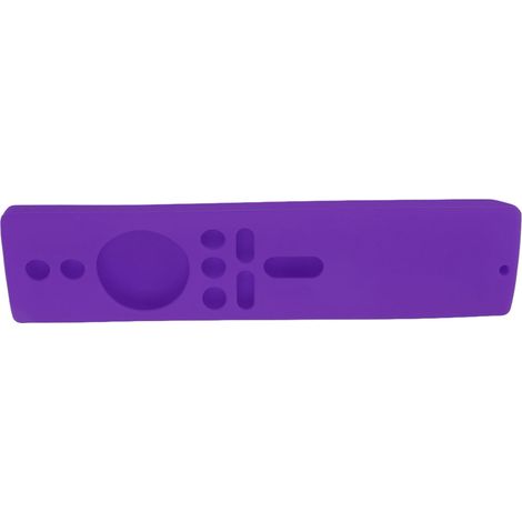Coque en silicone violette pour télécommande Xiaomi Mi Box S, 4K TV Stick, housse de protection étanche pour manette (1/5)