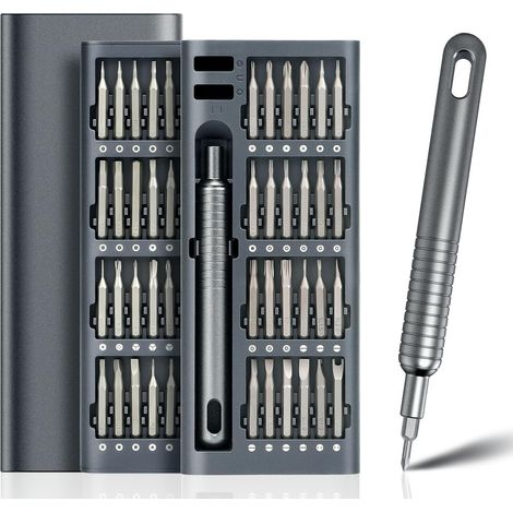 Präzisions-Schraubendreher-Set, 51-in-1-Brillenschraubendreher, kleiner Schraubendreher, magnetischer Schraubendreherhalter zum Befestigen von Uhr und Kamera