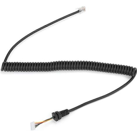 Câble microphone 6 broches pour autoradio YAESU FT7900R FT8900R et haut-parleur MH48 (1/4)