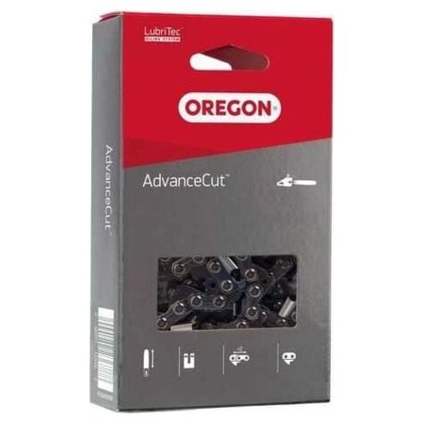Oregon Mini Catena Compatibile con Motoseghe Stihl con Barra di Guida da 10 pollici (25 cm), Passo da 1/4", 56 Maglie di Trasmissione, Calibro da 1,1 mm, Assicura un Basso Contraccolpo (24AP)