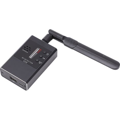 G338 Kameradetektor, Funksignal-Tester, GPS-Magnetfelddetektor, Detektionsset mit Batterie, Schwarz (1/5)