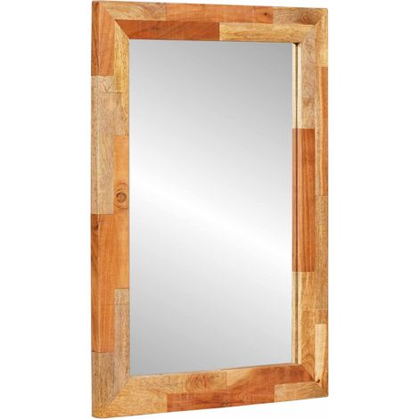 vidaXL Specchio da bagno Rovere artigianale 50 x 70 x 2,5 cm