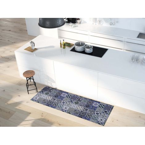 ATTICGO Tapis dessins bohème SPRINTY Multicolore 52x200 cm (1/4)