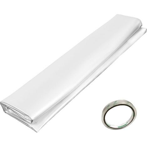 Film de Serre 4,5 x 12,2 m, Polyéthylène 0,152 mm, Protection UV, Résistant, Conservation de Chaleur. (1/5)