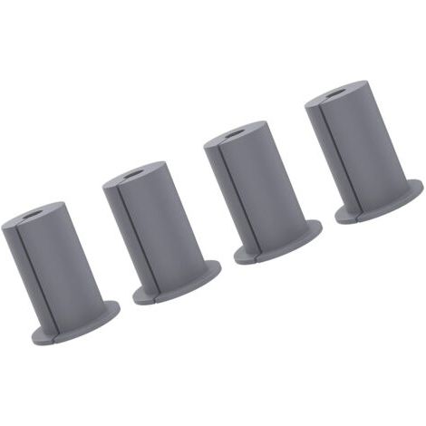 Passe-câble Ethernet 1 pouce, 4 pièces, passage mural en caoutchouc pour la maison et l'extérieur, gris (1/5)
