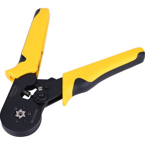 Crimpzange für Präzisions-Kohlenstoffstahldrahtklemmen, manuelles Crimpwerkzeug 0,08–6 mm AWG26-10 (1/5)